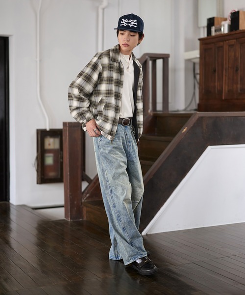 L*ジ様 即完売品　Bleme リバーシブル ダブルジップ ハリントンジャケット Bleme ブルゾン アウター リバーシブル ダブルジップ ハリントン