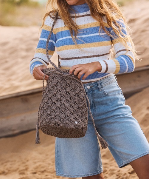 ROXY(ロキシー)の「DOUBTFUL BEACHCOMBER /ロキシーショルダーバッグ(ショルダーバッグ・レディース・ブラウン・FREE)」の3枚目の写真