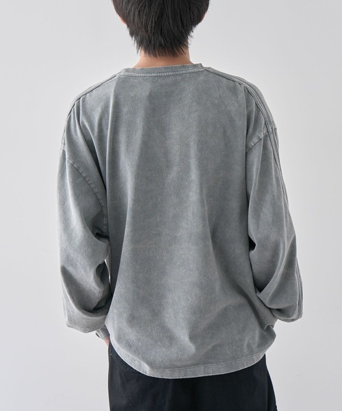 CRAFT STANDARD BOUTIQUE（クラフトスタンダードブティック）の「【ユニセックス】ヴィンテージゲームシャツ-B（Tシャツ/カットソー・レディース・アイボリー/ブラック/グレー・S/M/L）」の15枚目の写真