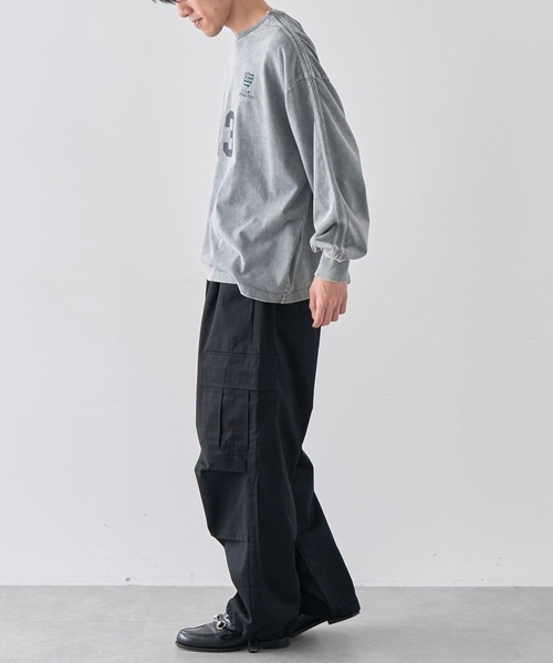 CRAFT STANDARD BOUTIQUE（クラフトスタンダードブティック）の「【ユニセックス】ヴィンテージゲームシャツ-B（Tシャツ/カットソー・レディース・アイボリー/ブラック/グレー・S/M/L）」の17枚目の写真