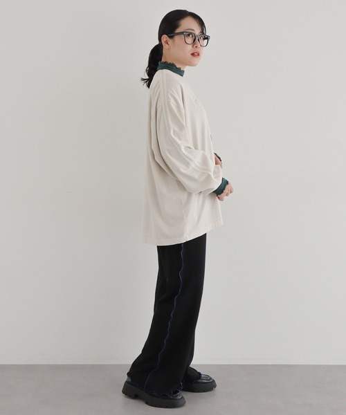 CRAFT STANDARD BOUTIQUE（クラフトスタンダードブティック）の「【ユニセックス】ヴィンテージゲームシャツ-B（Tシャツ/カットソー・レディース・アイボリー/ブラック/グレー・S/M/L）」の21枚目の写真