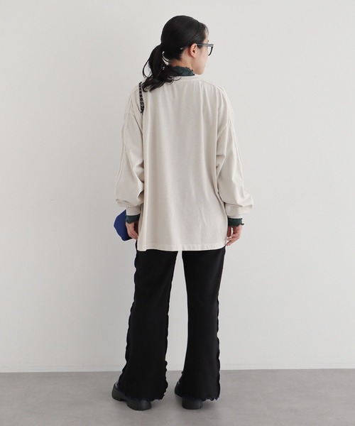 CRAFT STANDARD BOUTIQUE（クラフトスタンダードブティック）の「【ユニセックス】ヴィンテージゲームシャツ-B（Tシャツ/カットソー・レディース・アイボリー/ブラック/グレー・S/M/L）」の22枚目の写真