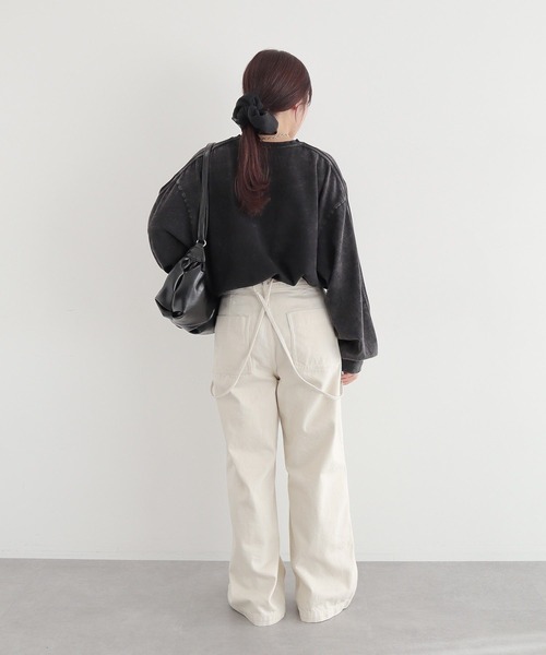 CRAFT STANDARD BOUTIQUE（クラフトスタンダードブティック）の「【ユニセックス】ヴィンテージゲームシャツ-B（Tシャツ/カットソー・レディース・アイボリー/ブラック/グレー・S/M/L）」の13枚目の写真