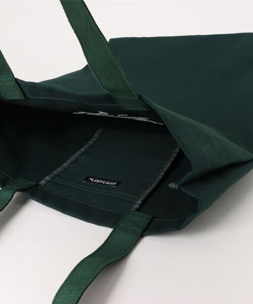 Eddie Bauer(エディーバウアー)の「ロゴトート(トートバッグ・メンズ・ネイビー/モスグリーン/アイボリー・F)」の6枚目の写真