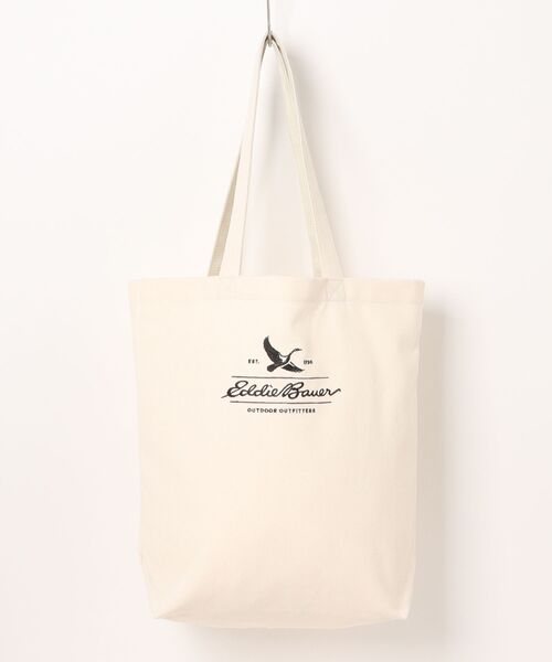 Eddie Bauer(エディーバウアー)の「ロゴトート(トートバッグ・メンズ・ネイビー/モスグリーン/アイボリー・F)」の18枚目の写真