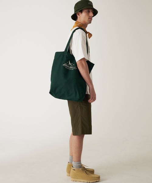 Eddie Bauer(エディーバウアー)の「ロゴトート(トートバッグ・メンズ・ネイビー/モスグリーン/アイボリー・F)」の9枚目の写真