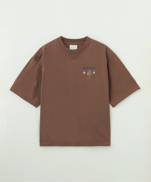 ROSE BUD(ローズバッド)の「(GENE HEAVENS)DEL SOL EMBROIDERED H/S TEE(Tシャツ/カットソー・レディース・ブラック/ブラウン/ホワイト・ONE SIZE)」の3枚目の写真