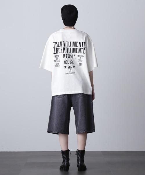 ROSE BUD(ローズバッド)の「(GENE HEAVENS)DEL SOL EMBROIDERED H/S TEE(Tシャツ/カットソー・レディース・ブラック/ブラウン/ホワイト・ONE SIZE)」の7枚目の写真