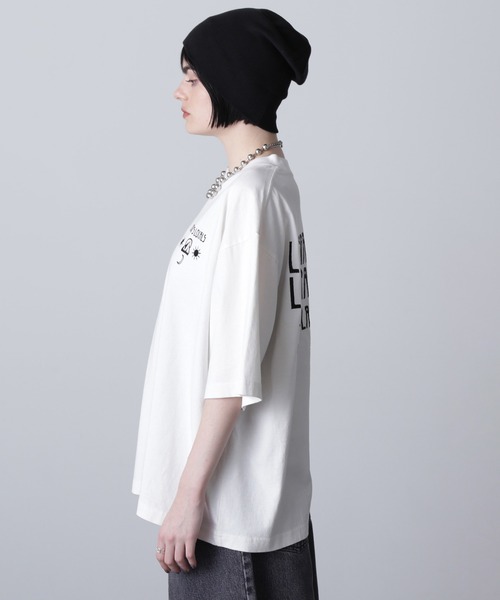 ROSE BUD(ローズバッド)の「(GENE HEAVENS)DEL SOL EMBROIDERED H/S TEE(Tシャツ/カットソー・レディース・ブラック/ブラウン/ホワイト・ONE SIZE)」の16枚目の写真
