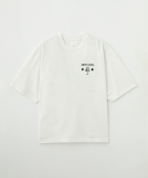 ROSE BUD(ローズバッド)の「(GENE HEAVENS)DEL SOL EMBROIDERED H/S TEE(Tシャツ/カットソー・レディース・ブラック/ブラウン/ホワイト・ONE SIZE)」の18枚目の写真