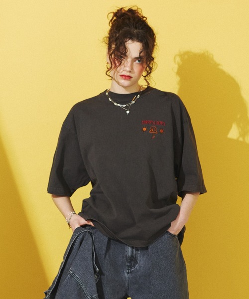 ROSE BUD(ローズバッド)の「(GENE HEAVENS)DEL SOL EMBROIDERED H/S TEE(Tシャツ/カットソー・レディース・ブラック/ブラウン/ホワイト・ONE SIZE)」の22枚目の写真