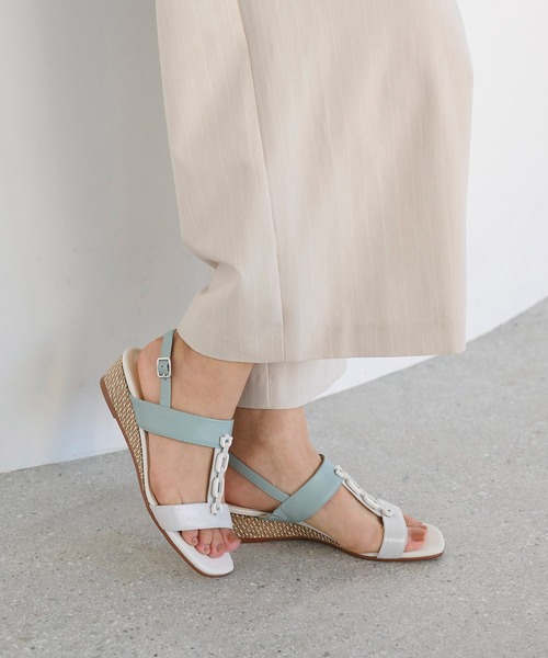 Riz raffinee（リズラフィーネ）の「ウェッジサンダル（サンダル・レディース・ブラック/オリーブ/ベージュ・M/L/S）」の20枚目の写真