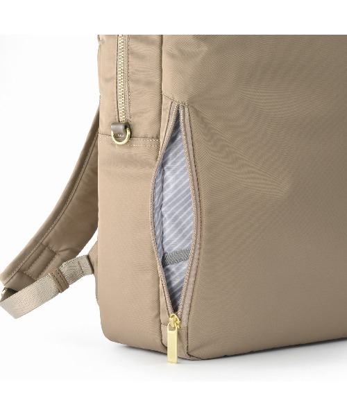 ace.(エース)の「【ace. GENE/エースジーン】 フィッテム ビジネスリュック 15L レディースビジネス A4(バックパック/リュック・レディース・チャコール/ベージュ/ブラック/ネイビー・FREE)」の16枚目の写真