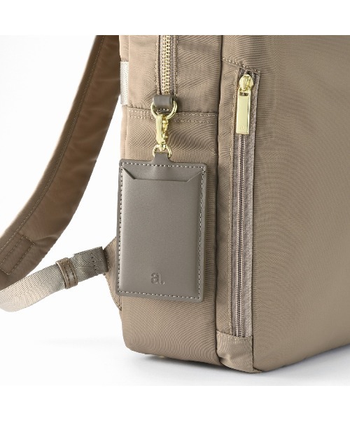 ace.(エース)の「【ace. GENE/エースジーン】 フィッテム ビジネスリュック 15L レディースビジネス A4(バックパック/リュック・レディース・チャコール/ベージュ/ブラック/ネイビー・FREE)」の14枚目の写真