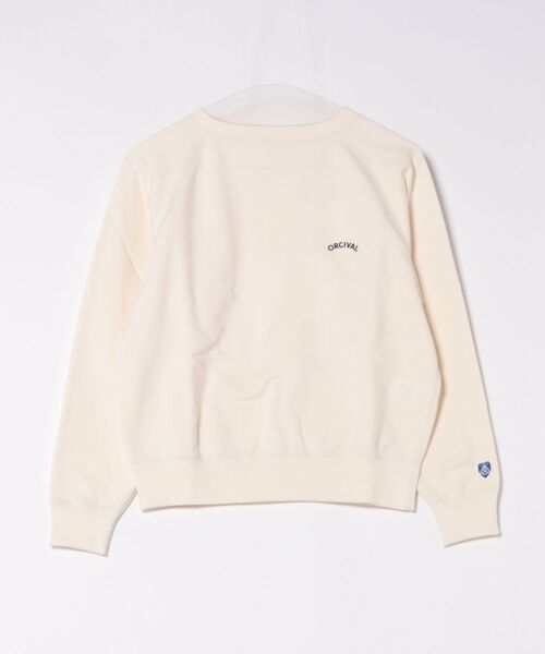ORCIVAL（オーシバル）の「BOAT NECK PULLOVER ボート ネック プルオーバー（スウェット・レディース・ブラック/ブルー/トップグレー/レッド/キナリ・2/1）」の2枚目の写真