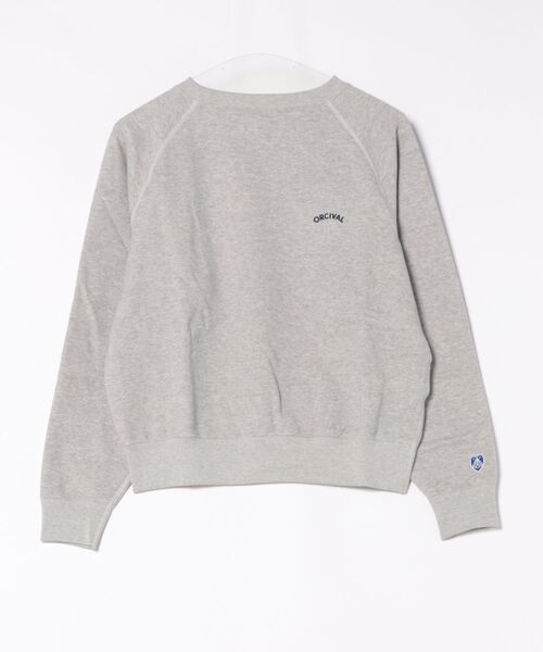 ORCIVAL（オーシバル）の「BOAT NECK PULLOVER ボート ネック プルオーバー（スウェット・レディース・ブラック/ブルー/トップグレー/レッド/キナリ・2/1）」の3枚目の写真