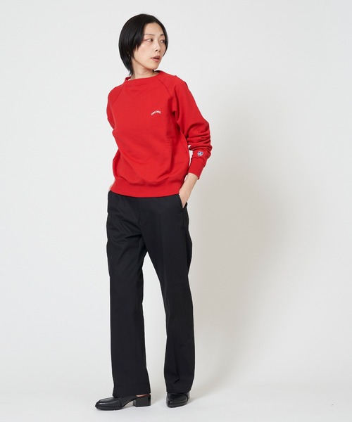 ORCIVAL（オーシバル）の「BOAT NECK PULLOVER ボート ネック プルオーバー（スウェット・レディース・ブラック/ブルー/トップグレー/レッド/キナリ・2/1）」の17枚目の写真