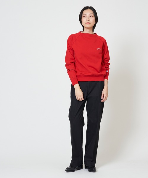 ORCIVAL（オーシバル）の「BOAT NECK PULLOVER ボート ネック プルオーバー（スウェット・レディース・ブラック/ブルー/トップグレー/レッド/キナリ・2/1）」の18枚目の写真