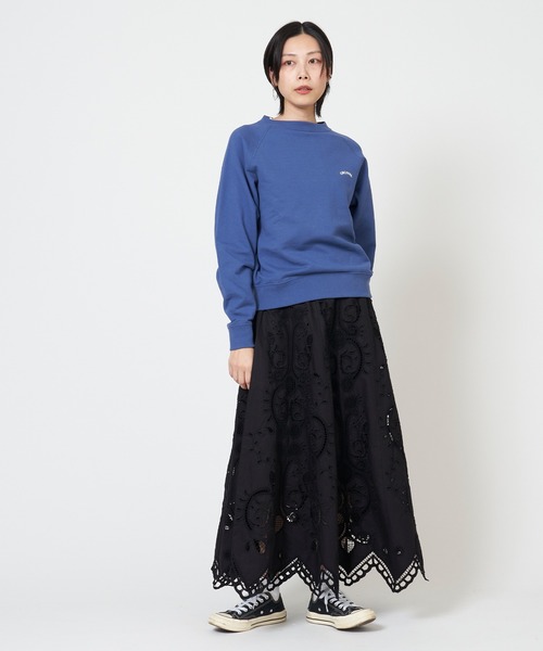 ORCIVAL（オーシバル）の「BOAT NECK PULLOVER ボート ネック プルオーバー（スウェット・レディース・ブラック/ブルー/トップグレー/レッド/キナリ・2/1）」の11枚目の写真