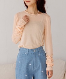 flower | リンクルリブロングスリーブ(Tシャツ/カットソー)