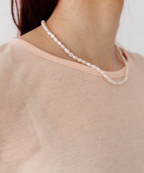 flower（フラワー）の「リンクルリブロングスリーブ（Tシャツ/カットソー・レディース・アイボリー/オレンジ・FREE）」の18枚目の写真