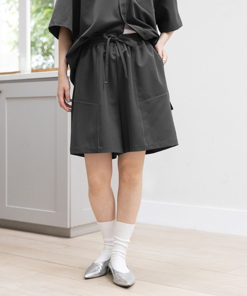 セール】＜セットアップ対応＞TRステッチショートパンツ/ハーフパンツ