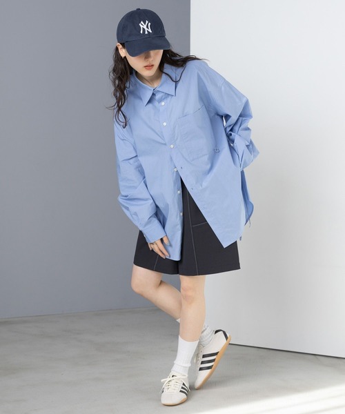 RAGEBLUE（レイジブルー）の「＜セットアップ対応＞TRステッチショートパンツ/ハーフパンツ（スラックス・レディース・グレー/ネイビー・FREE）」の13枚目の写真