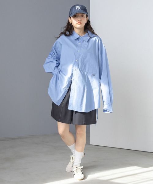 RAGEBLUE（レイジブルー）の「＜セットアップ対応＞TRステッチショートパンツ/ハーフパンツ（スラックス・レディース・グレー/ネイビー・FREE）」の14枚目の写真