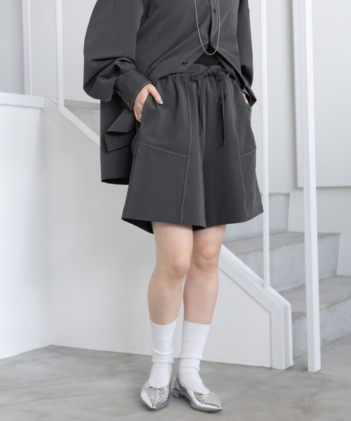 セール】＜セットアップ対応＞TRステッチショートパンツ/ハーフパンツ