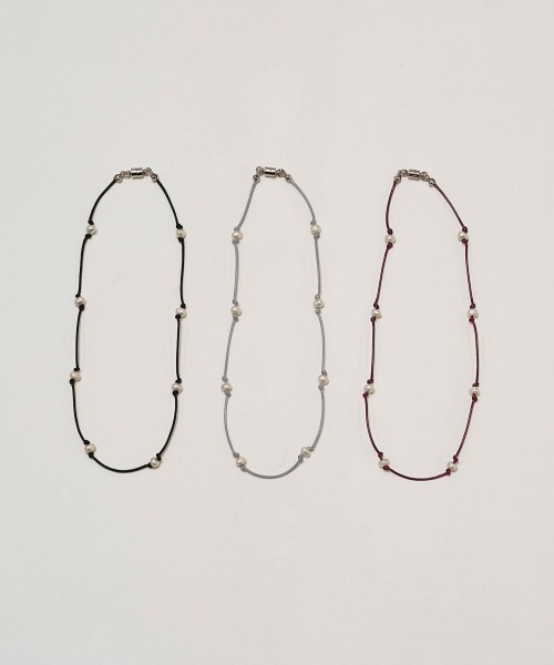 TODAYFUL(トゥデイフル)の「TODAYFUL Cord Pearl Choker コードパールチョーカー/12510910(チョーカー・レディース・ブラック・ONE SIZE)」の5枚目の写真