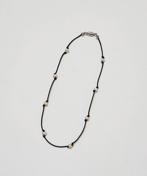 TODAYFUL(トゥデイフル)の「TODAYFUL Cord Pearl Choker コードパールチョーカー/12510910(チョーカー・レディース・ブラック・ONE SIZE)」の6枚目の写真