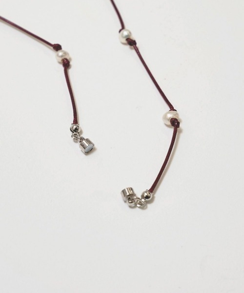 TODAYFUL(トゥデイフル)の「TODAYFUL Cord Pearl Choker コードパールチョーカー/12510910(チョーカー・レディース・ブラック・ONE SIZE)」の7枚目の写真
