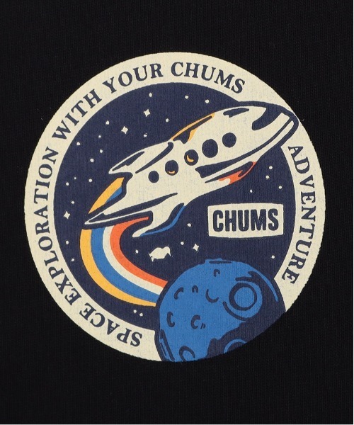 CHUMS(チャムス)の「【CHUMS】 Kids Space Exploration L/S T-Shirt キッズ スペースエクスプロアレイション ロングスリーブティーシャツ(Tシャツ/カットソー・キッズ・ホワイト/ブラック/ブルー/グレー・X-LARGE/LARGE/MEDIUM)」の7枚目の写真