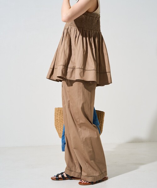 セール】限定展開 インド ハシゴレース タック イージーパンツ（その他