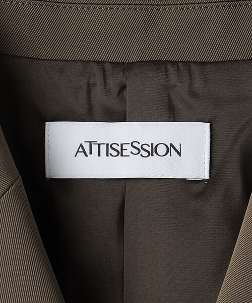 ATTISESSION(アティセッション)の「<ATTISESSION>カルゼ ブルゾン ジャケット(その他アウター・レディース・モカ/ダークグレー・38/36)」の5枚目の写真