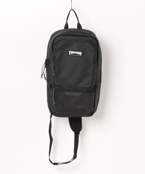 THRASHER(スラッシャー)の「THRASHER/スラッシャー ボディバック Sling Bag 軽量 THR-324(ボディバッグ/ウエストポーチ・メンズ・ブラック×ブラック/ブラック×ホワイト・FREE)」の15枚目の写真