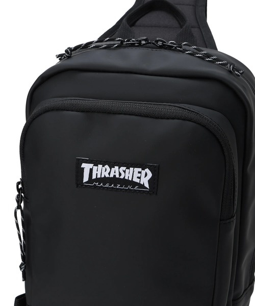 THRASHER(スラッシャー)の「THRASHER/スラッシャー ボディバック Sling Bag 軽量 THR-324(ボディバッグ/ウエストポーチ・メンズ・ブラック×ブラック/ブラック×ホワイト・FREE)」の11枚目の写真