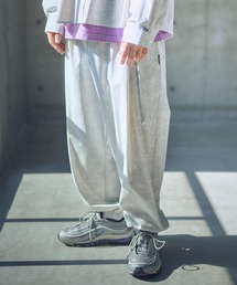 mp13324-uneven dyeing tuck relax pants ナイロンタックパンツ