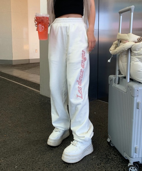 INTER FACTORY(インターファクトリー)の「mayu - レースレイヤード風スウェットパンツ made in INTERFACTORY(スウェットパンツ・レディース・グレー/アイボリー・SMALL/MEDIUM)」の21枚目の写真