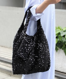 Anthe（アンテ）の「【Anthe】 / ポーチ付きスパンコールマルシェBAG / ant-000023（ショルダーバッグ）」