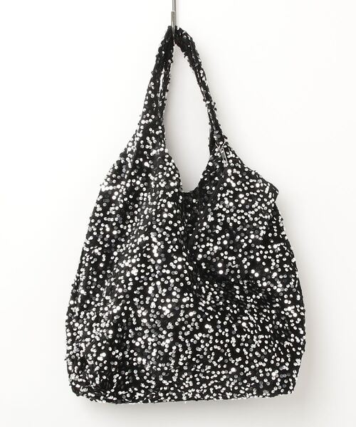 Anthe(アンテ)の「【Anthe】 / ポーチ付きスパンコールマルシェBAG / ant-000023(ショルダーバッグ・レディース・ブラック/シルバー・ONESIZE)」の12枚目の写真