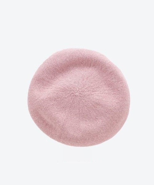 KIJIMA TAKAYUKI（キジマ　タカユキ）の「KIJIMA TAKAYUKI WASHI KNIT BERET EWKN-001A（ハンチング/ベレー帽・レディース・オフホワイト/ピンク/ブラック・ONE SIZE）」の15枚目の写真