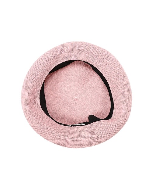 KIJIMA TAKAYUKI（キジマ　タカユキ）の「KIJIMA TAKAYUKI WASHI KNIT BERET EWKN-001A（ハンチング/ベレー帽・レディース・オフホワイト/ピンク/ブラック・ONE SIZE）」の10枚目の写真
