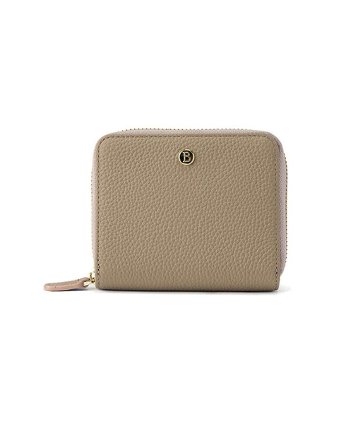 BARCOS/バルコス】紛失防止チップ付きシュリンクレザー折財布