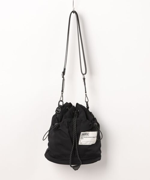 BROWN THEATRE PRODUCTS（ブラウンシアタープロダクツ）の「【SALON de RUBAN / サロン ド ルヴァン】 BROWN THEATRE PRODUCTS 巾着バッグ（ショルダーバッグ・レディース・ライトグレー/ブラック/ベージュ/マスタード・FREE）」の17枚目の写真