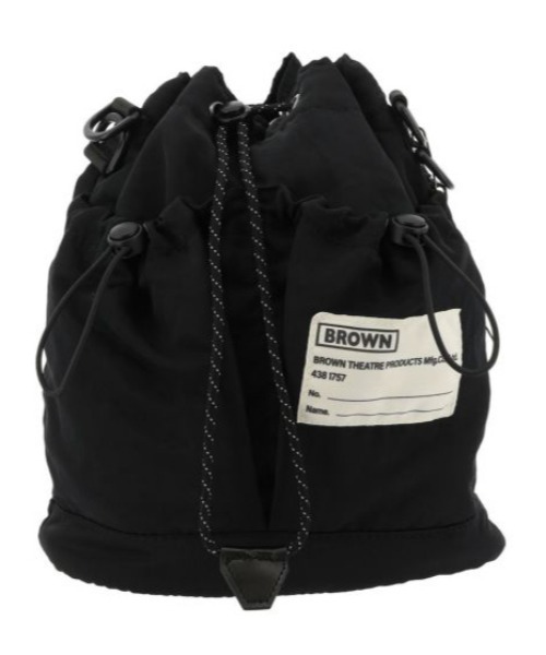 BROWN THEATRE PRODUCTS（ブラウンシアタープロダクツ）の「【SALON de RUBAN / サロン ド ルヴァン】 BROWN THEATRE PRODUCTS 巾着バッグ（ショルダーバッグ・レディース・ライトグレー/ブラック/ベージュ/マスタード・FREE）」の6枚目の写真