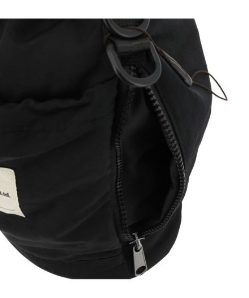 BROWN THEATRE PRODUCTS（ブラウンシアタープロダクツ）の「【SALON de RUBAN / サロン ド ルヴァン】 BROWN THEATRE PRODUCTS 巾着バッグ（ショルダーバッグ・レディース・ライトグレー/ブラック/ベージュ/マスタード・FREE）」の12枚目の写真