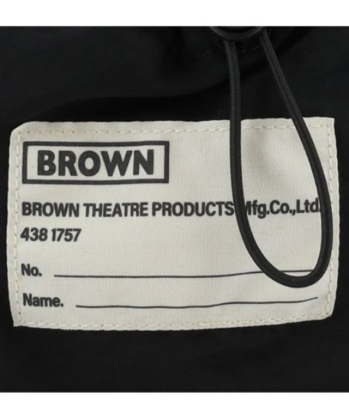 BROWN THEATRE PRODUCTS（ブラウンシアタープロダクツ）の「【SALON de RUBAN / サロン ド ルヴァン】 BROWN THEATRE PRODUCTS 巾着バッグ（ショルダーバッグ・レディース・ライトグレー/ブラック/ベージュ/マスタード・FREE）」の15枚目の写真