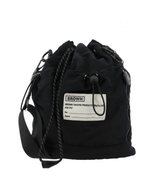 BROWN THEATRE PRODUCTS（ブラウンシアタープロダクツ）の「【SALON de RUBAN / サロン ド ルヴァン】 BROWN THEATRE PRODUCTS 巾着バッグ（ショルダーバッグ・レディース・ライトグレー/ブラック/ベージュ/マスタード・FREE）」の21枚目の写真