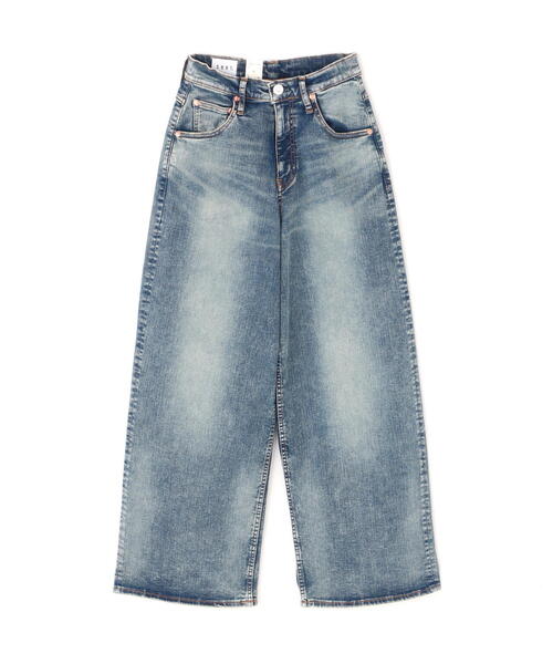 B'2nd（ビーセカンド）の「SURT（サート）Damage Wide Pants（デニムパンツ・レディース・ブルー・S/M/XS）」の2枚目の写真